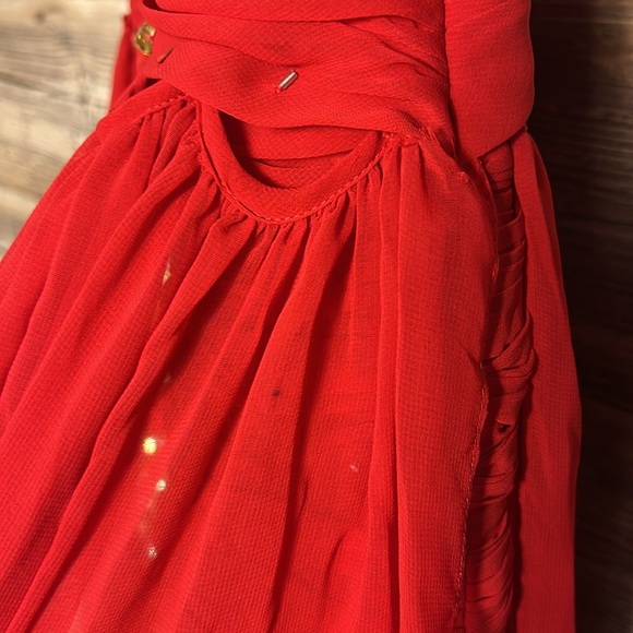Bari Jay Red Convertible Prom Dress Size 0 NWT - Picture 7 of 7
